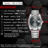 Pagani Design Daydate Automatic Men's watch
