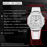 PAGANI DESIGN 2025 New Square Men's Watches Luxury Quartz Watch