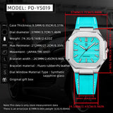 PAGANI DESIGN 2025 New Square Men's Watches Luxury Quartz Watch