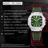 PAGANI DESIGN 2025 New Square Men's Watches Luxury Quartz Watch