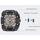 MEGIR 2228 Silicone Strap chronograph watch