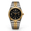 Emerald Land-Dweller ES-4098 Black Dial Two tone Bracelet Men's Watch
