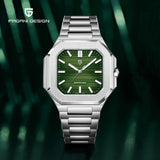 PAGANI DESIGN 2025 New Square Men's Watches Luxury Quartz Watch