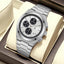 Time Craft PRX TC-1635-SWB Chronograph White Dial silver Chain Watch