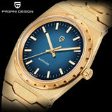 Pagani Design PDYS020 Blue Dial Sapphire Crystal 37MM, Seiko VJ21 Quartz Movement