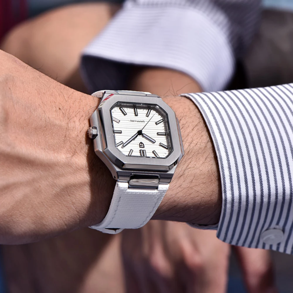PAGANI DESIGN 2025 New Square Men's Watches Luxury Quartz Watch
