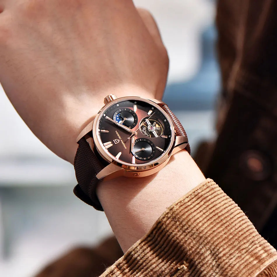 PAGANI DESIGN Mens Tourbillon Watches Watch