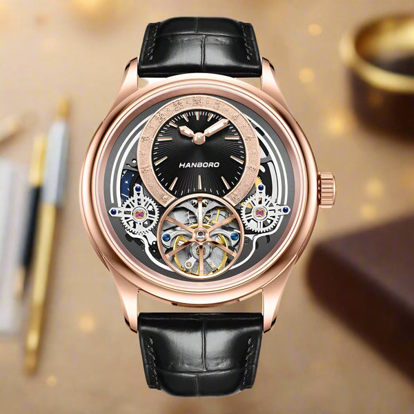 Hanboro Automatic tourbillon Men's watch
