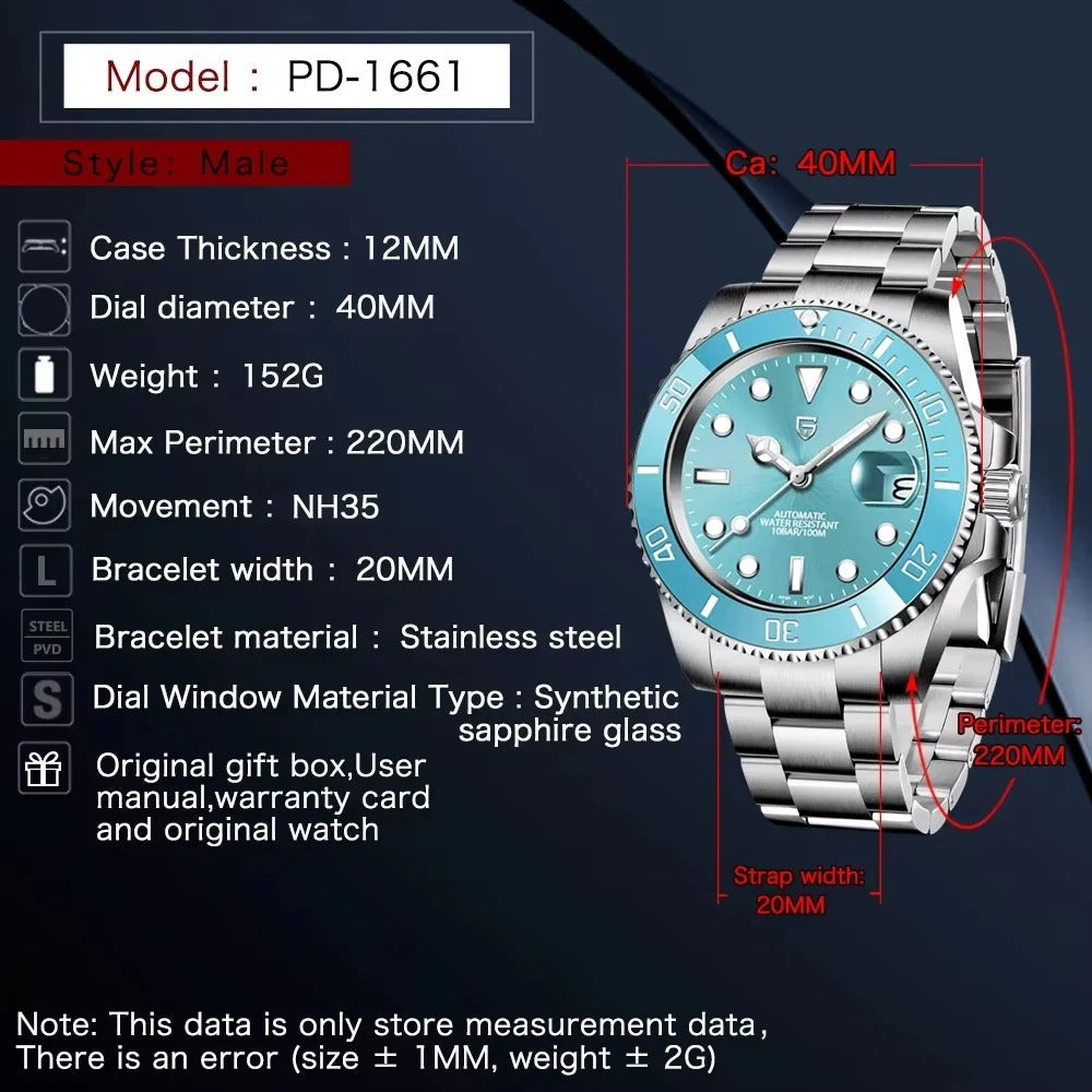 Pagani Design Submariner Men'S Automatic watch