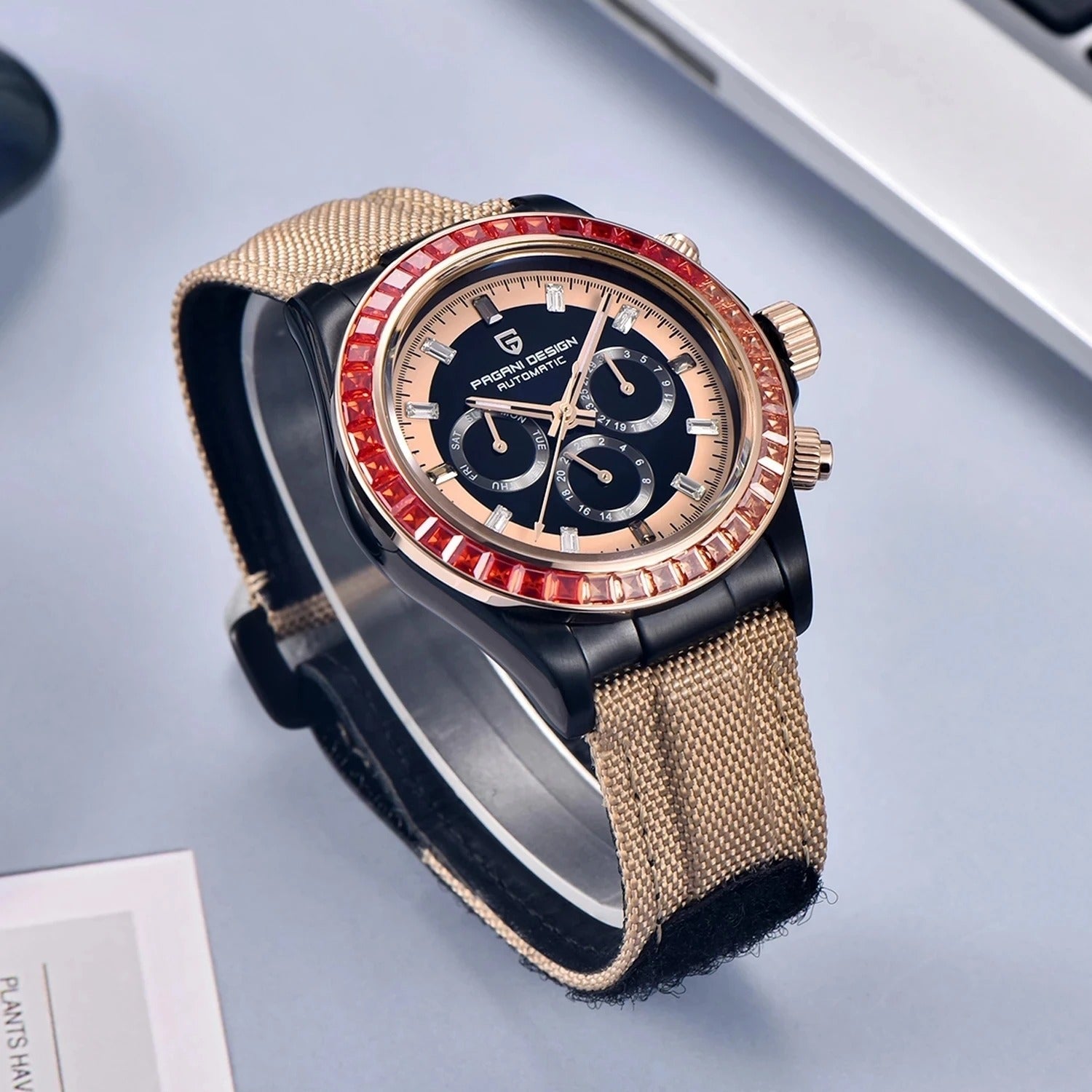 Pagani Design daytona rainbow Men's Watch