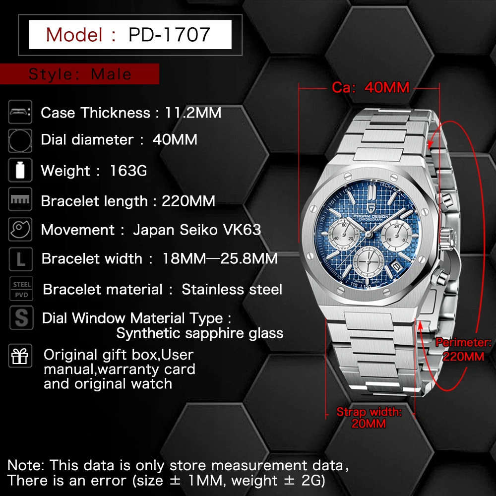 Pagani Design Royal Oak Men's Watch