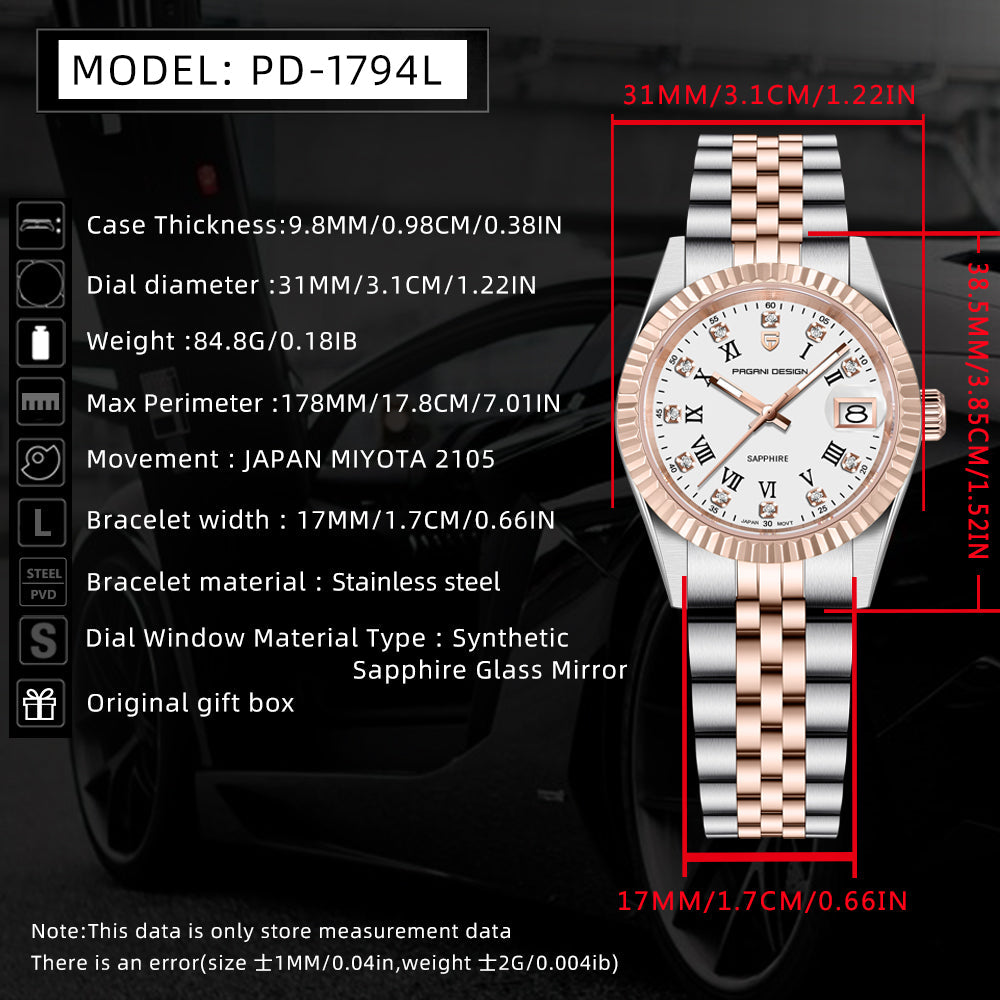 PAGANI DESIGN DIAMOND EDITION FOR WOMEN