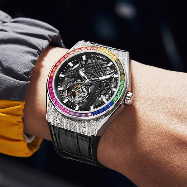 Hanboro Automatic tourbillon Men's watch