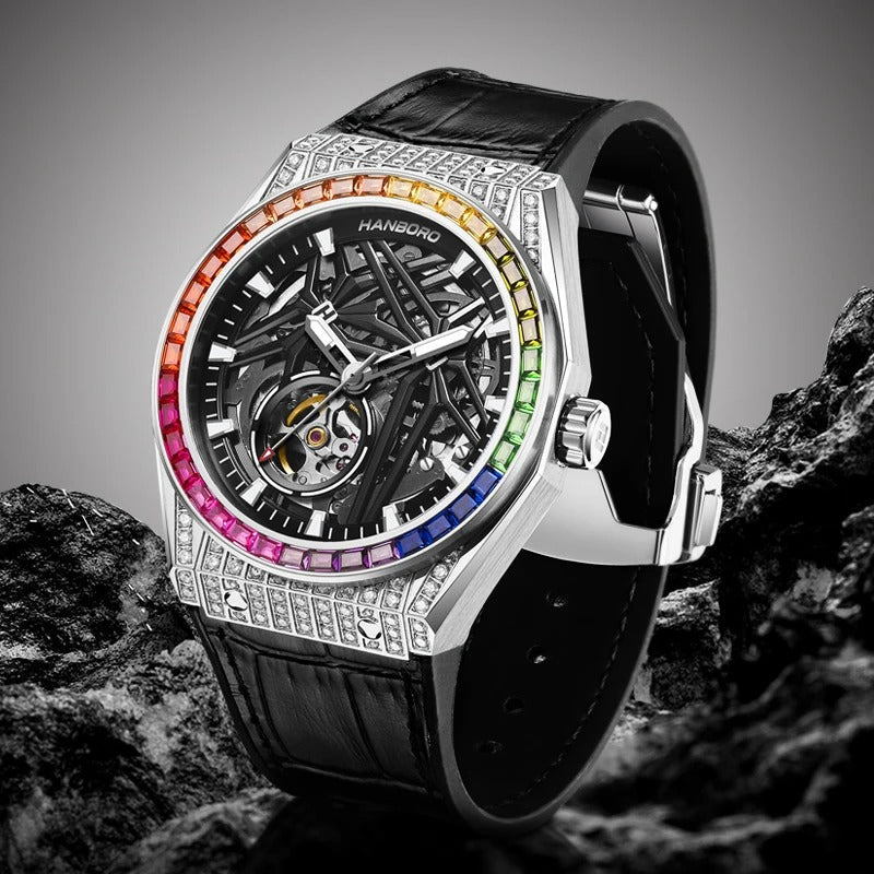 Hanboro Automatic tourbillon Men's watch