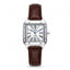 Emerald 2032 White dial Brown leather strap Analog Quartz Men's Watch