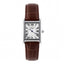 Emerald Tank Solo ES-2028 White dial Brown Leather Men's' Watch