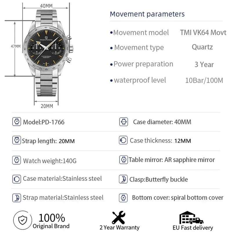 Pagani Design SPEEDMASTER '57 Men's watch