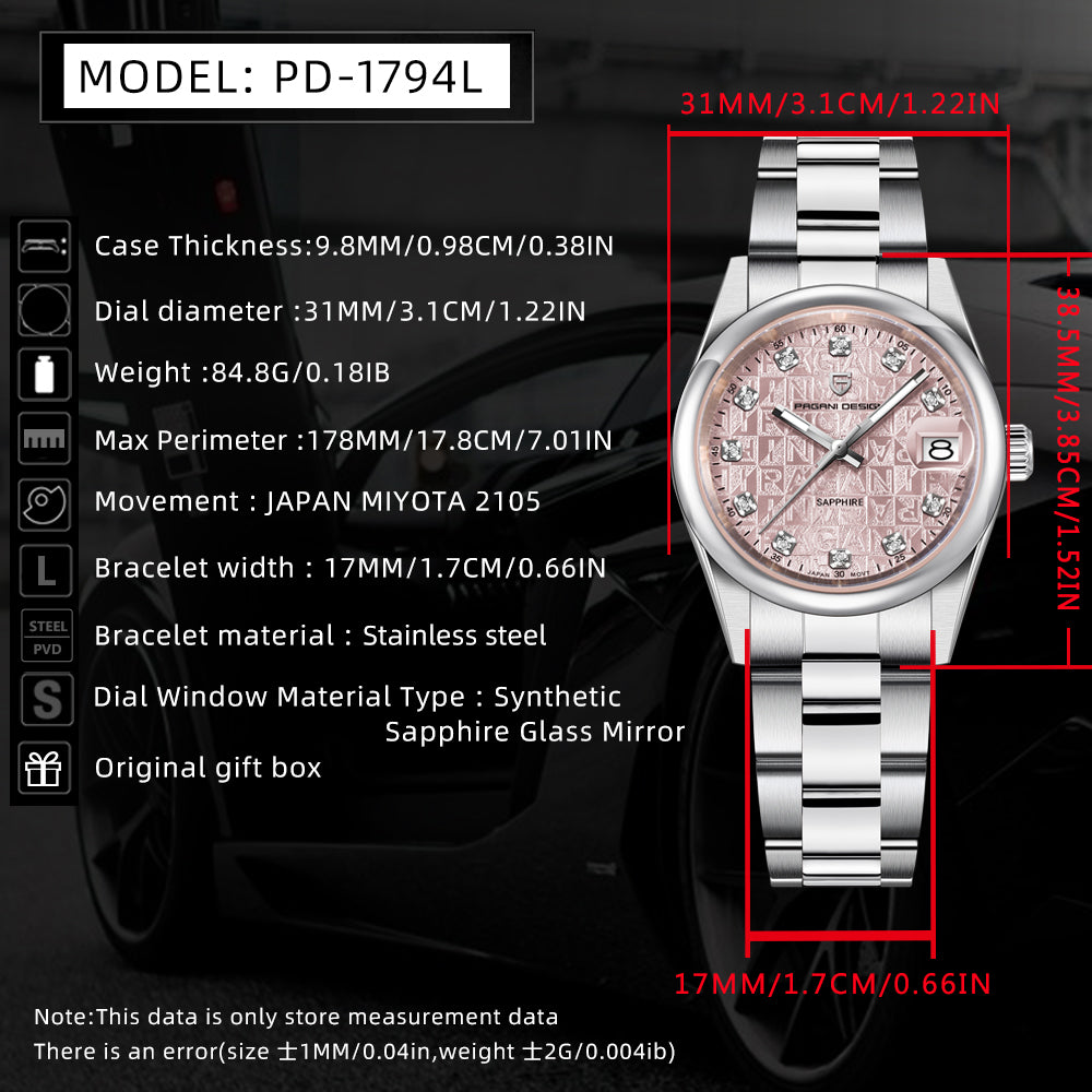 PAGANI DESIGN DIAMOND EDITION FOR WOMEN