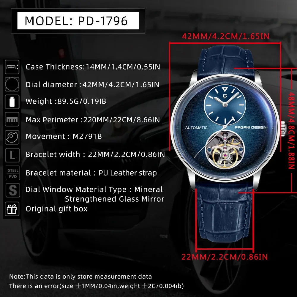 Pagani Design PD-1796 Automatic Men's Watch