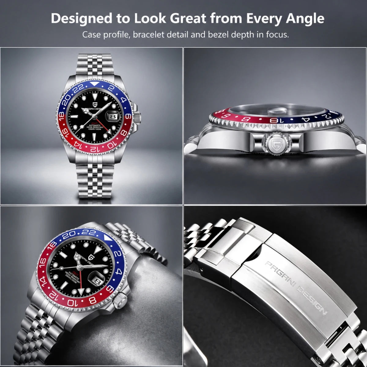 Pagani Design PD-1662 GMT Men's Watch