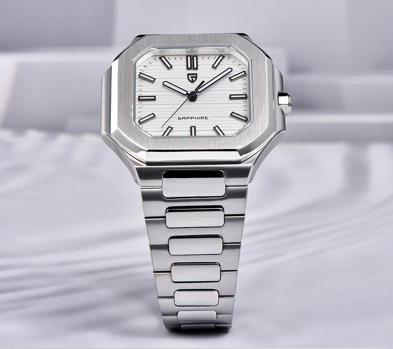 PAGANI DESIGN 2025 New Square Men's Watches Luxury Quartz Watch