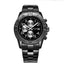 MEGIR M2030 Black dial black chain chronograph