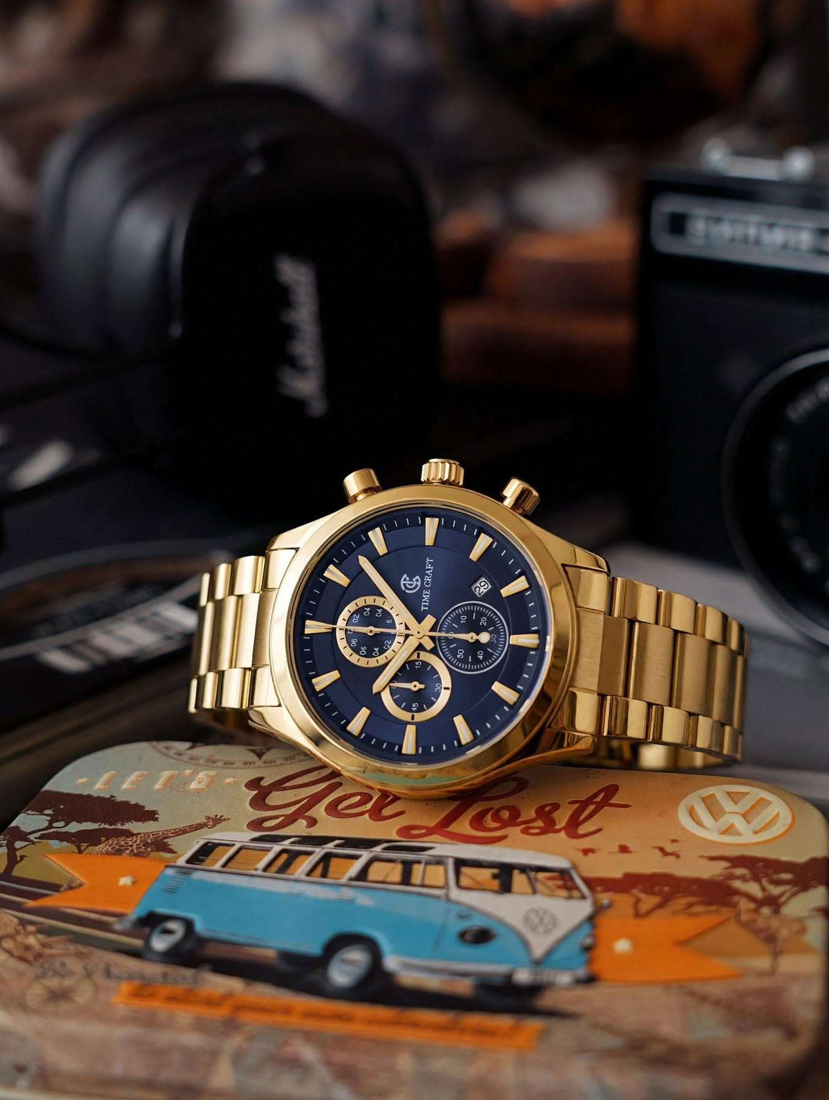Time Craft TC-1613-BBL Chronograph
