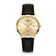 Emerald Heritage Edition ES-540 Golden Dial Gold tone Leather Men's Watch