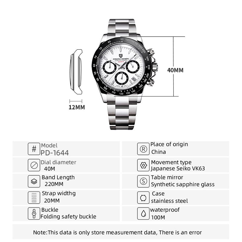 Pagani Design Daytona Chronograph Men's watch