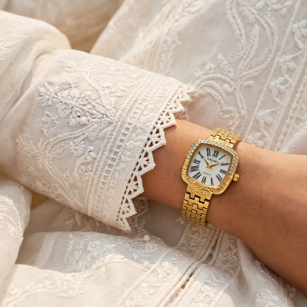 SUNLIFEX Vintage Square Quartz Watch for Women