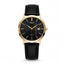 Emerald Heritage Edition  ES-9111 Black Dial Gold tone Black Leather Men's Watch