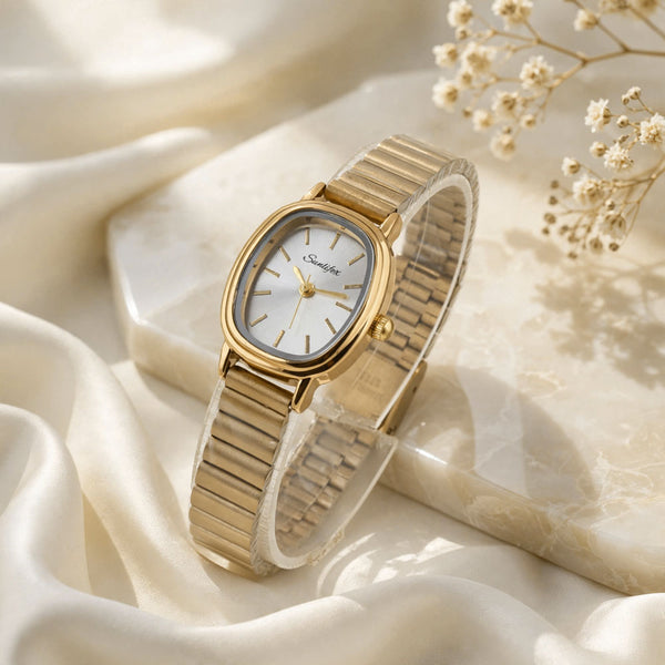 SUNLIFEX Women's Gold Oval Watch for Women