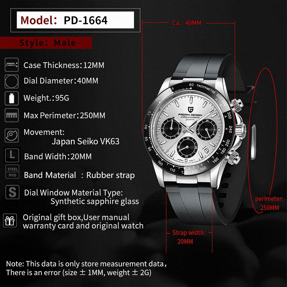 Pagani Design Daytona Chronograph Men's watch