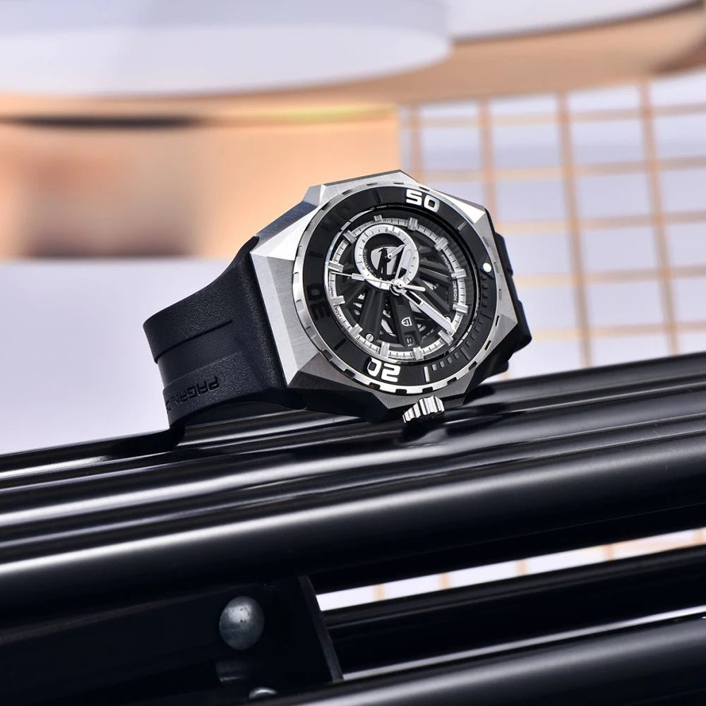 PAGANI DESIGN Sports Skeleton Mens luxury watch