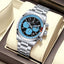 Time Craft TC-1615BL Chronograph black Dial silver Chain Watch