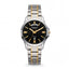 Emerald Edge ES-9008 Black Dial Two-Tone Bracelet Men's Watch